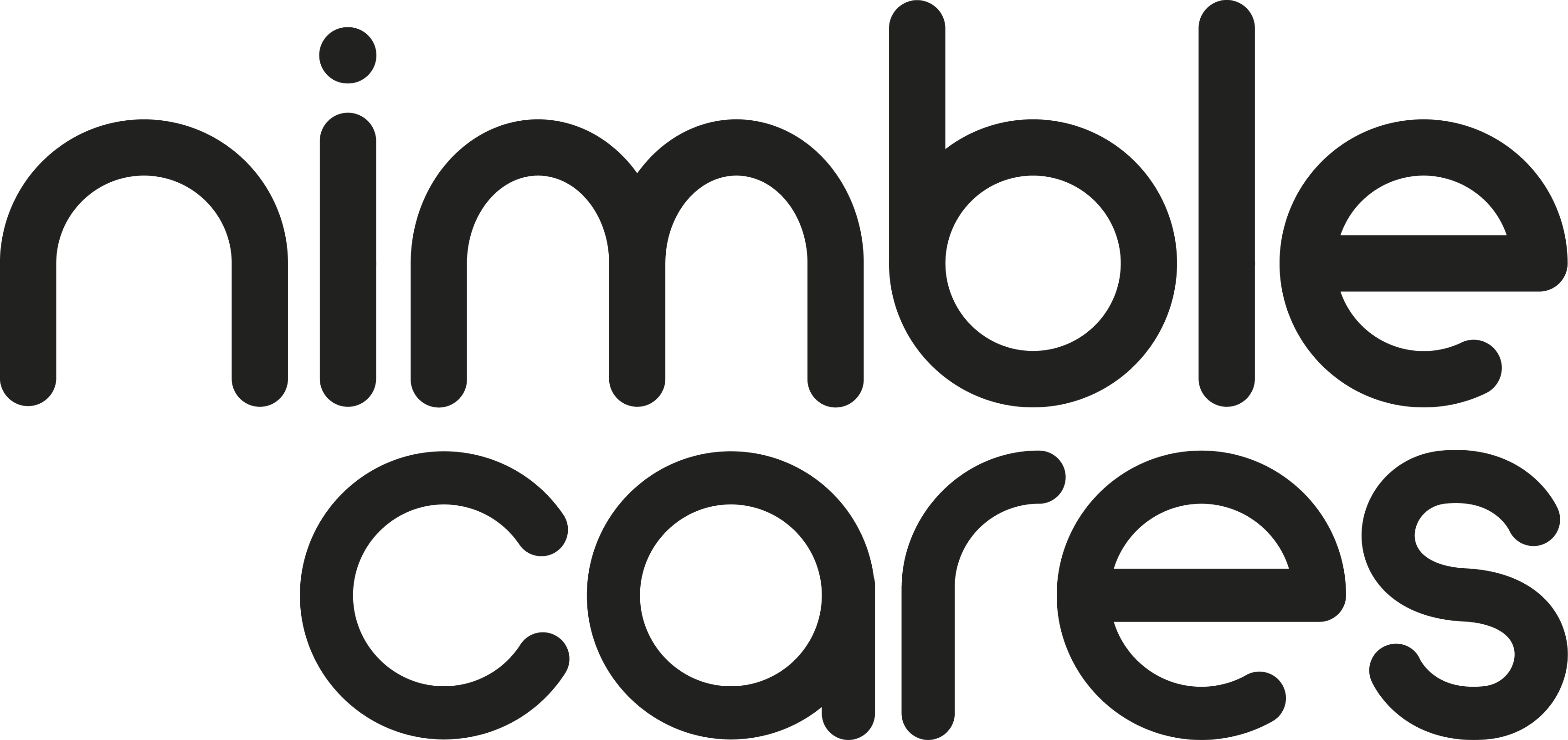 nimble cares logo