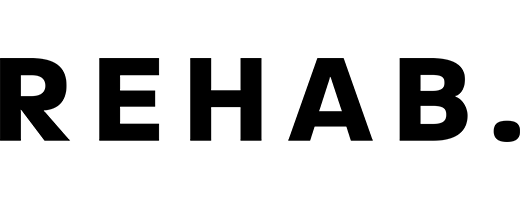 REHAB. REHAB. logo