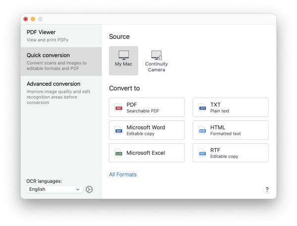 FineReader PDF for Mac
