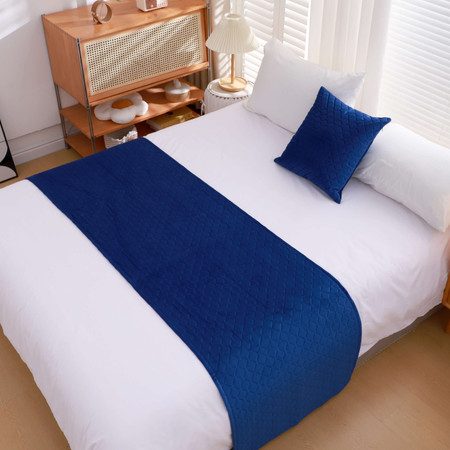 Quilted Velvet Bed Runner