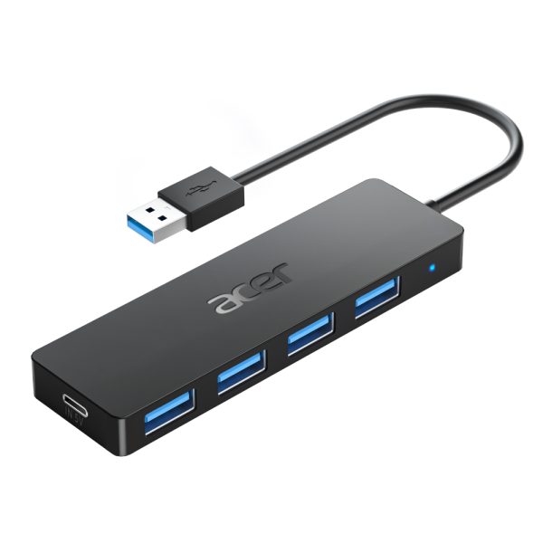 Acer 4-Port USB 3.0 Hub with USB-C Power Port