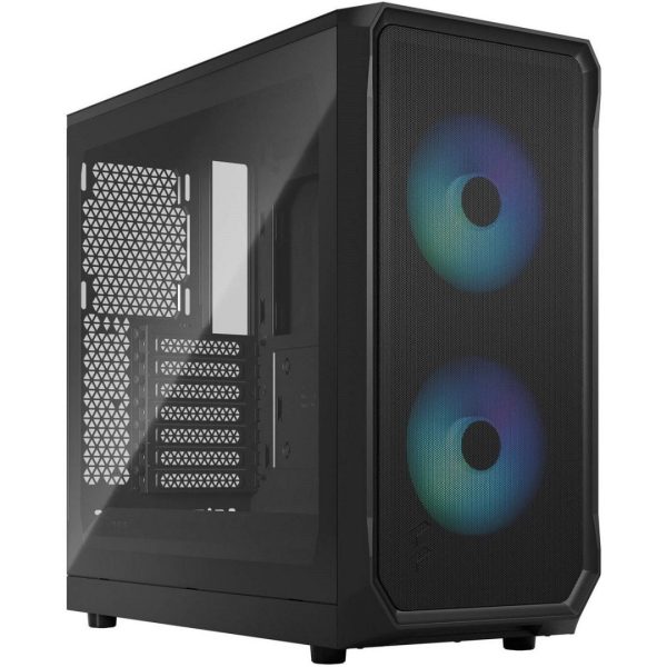 Fractal Design Focus 2 RGB Gaming ATX Case - Black With Window