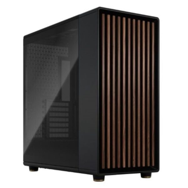 Fractal Design North XL Full Glass Mid Tower E-ATX Case – Black Walnut Front