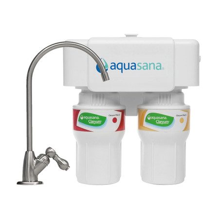 Aquasana Claryum AQ-5200 Under Sink Water Filter in Brushed Nickel