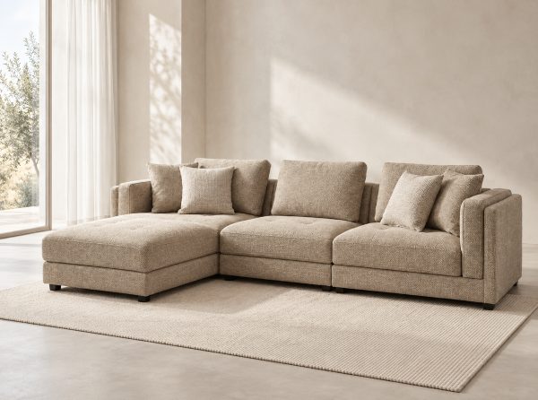 Araco Atelier Ollie 3 Seater Sofa Wicker