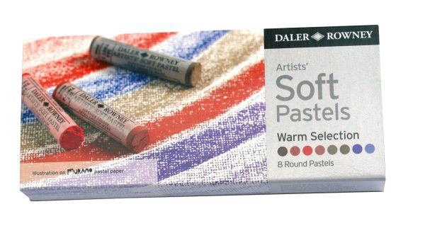 Daler-Rowney : Artists' Soft Pastel : Set of 8 : Warm Selection