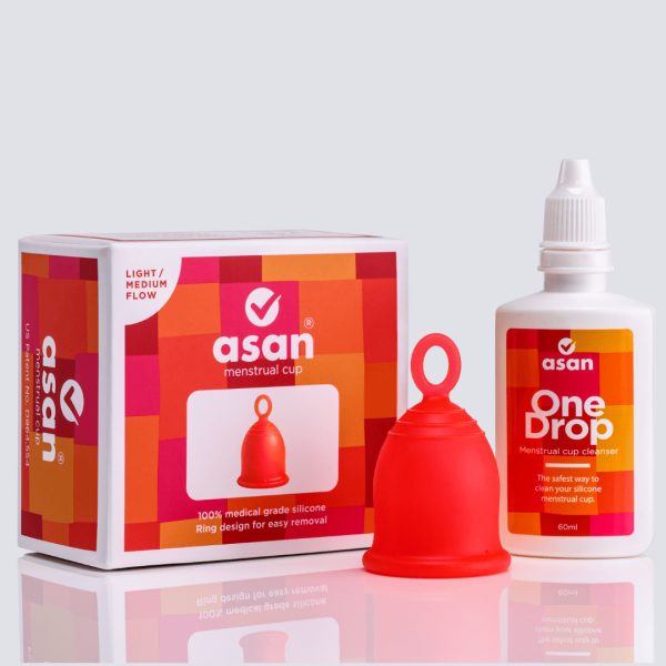 Combo Pack: Asan Menstrual Cup + Cleanser