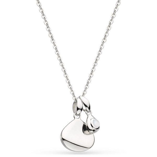 Kit Heath Coast June Birthstone Moonstone Tag Necklace
