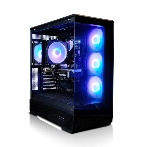AWD-IT Astraeus AMD Ryzen 5, Radeon RX 9070 GRE, 16GB RAM, 1TB SSD, Windows 11 Prebuilt Gaming PC