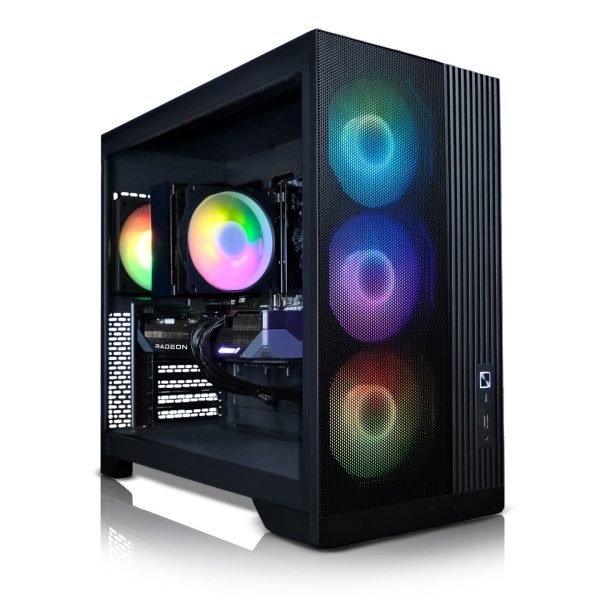 AWD-IT Atlas AMD Ryzen 5, Radeon RX 9070 XT 16GB, 32GB DDR5 RAM, 1TB SSD, Windows 11, Prebuilt Gaming PC