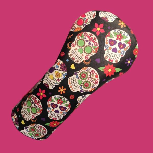 Black Sugar Skull Boxing Glove Head Cover