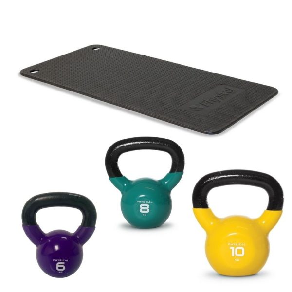 Kettlebell Pack (6kg-10kg & Mat)