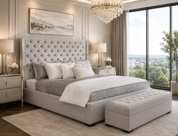 Maya Wingback Bed Frame