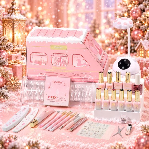 Beetles Advent Calendar HEMA-free and TPO-free Gel Nail Polish Kit 34PCS 2026 Limited Edition Gift Box