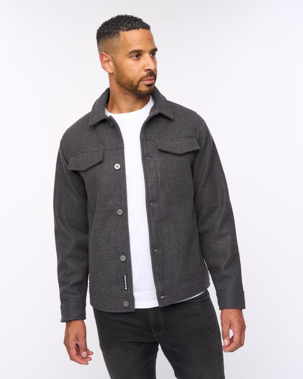 Earnshaw Overshirt Charcoal