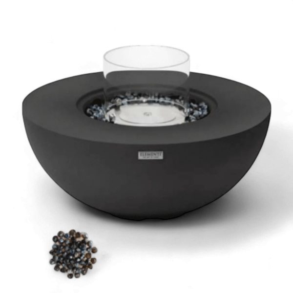 ROCA Bioethanol Fire Pit - Matte Black