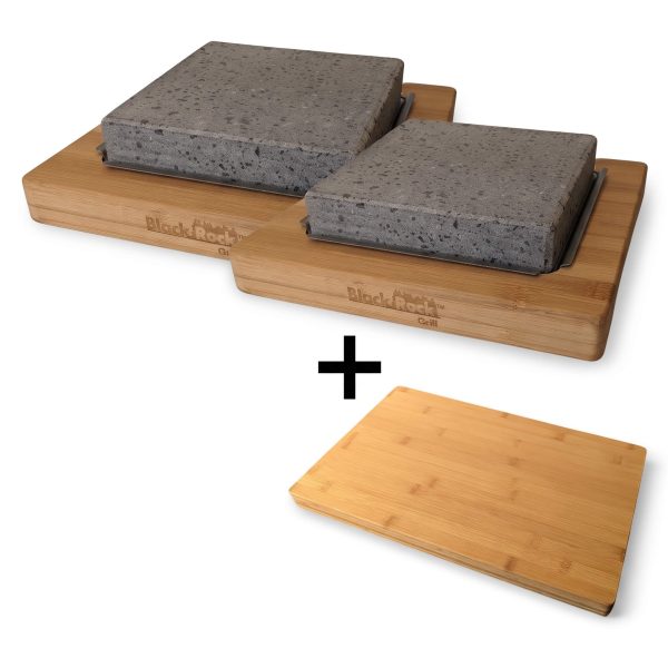 NEW Black Rock Grill Lava Stone Steak Multi Pack