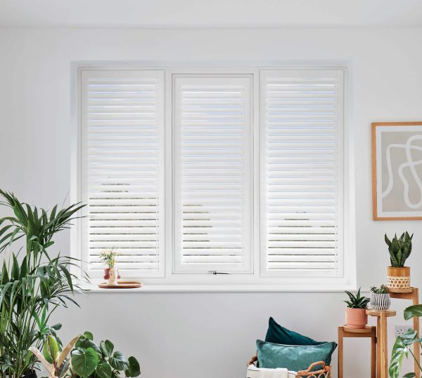 Cotton White Perfect Fit Shutters Lite