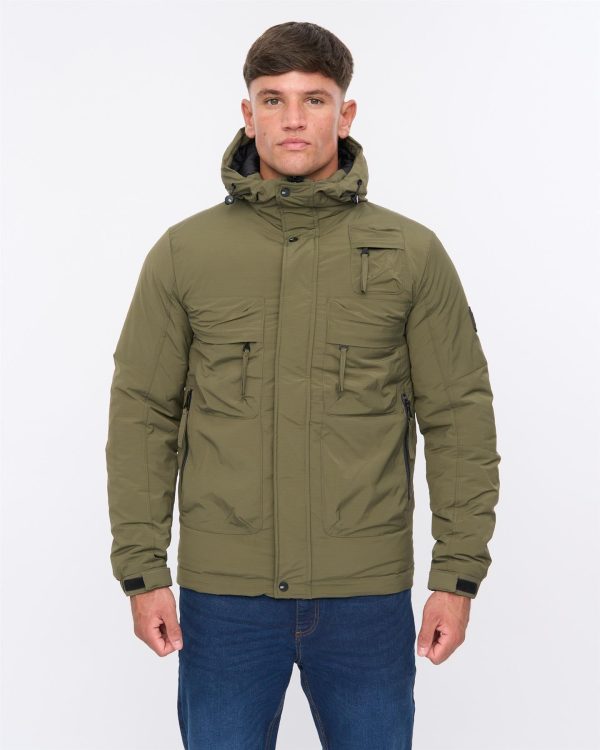 Mens Jelforth Jacket Dark Olive (Duck and Cover)