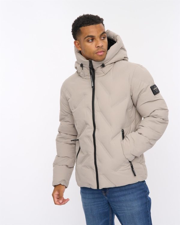 Rockridge Jacket Stone (Crosshatch)