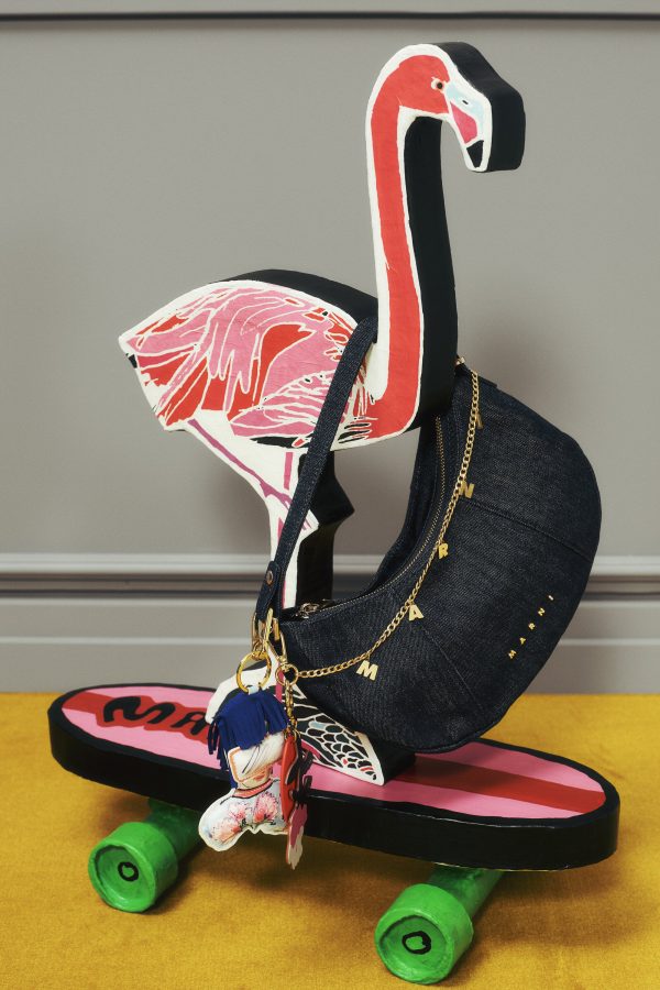 Marni Kanga bag in denim