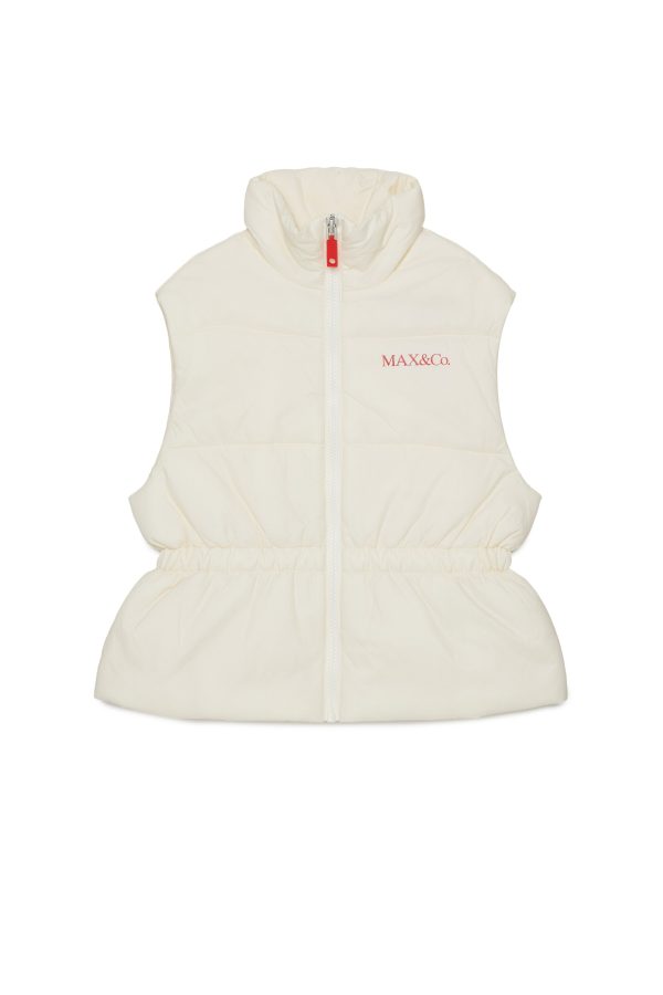 MAX&Co. Padded vest with logo