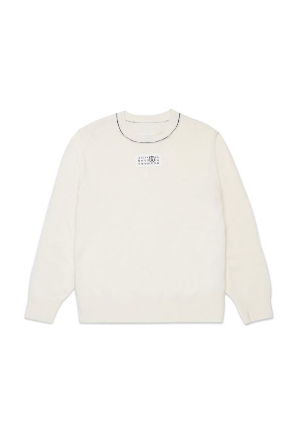 MM6 Maison Margiela Wool-blend crewneck sweater