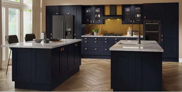 Buckingham Shaker Kitchen Bundle — Indigo Ash
