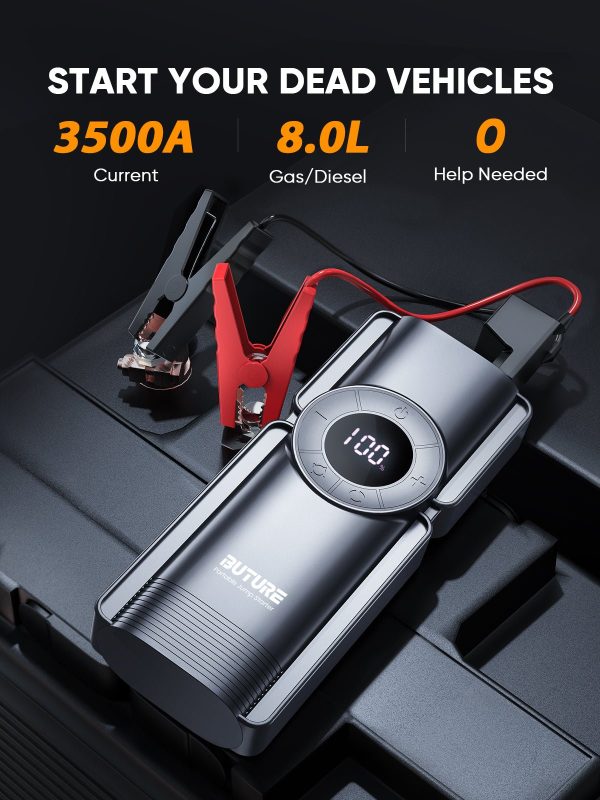 Buture Beta01 Palm-Sized Jump Starter with Air Compressor