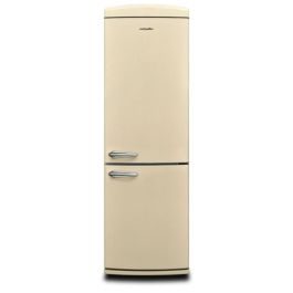 Montpellier MAB190C Cream Nofrost Retro Freestanding Fridge Freezer