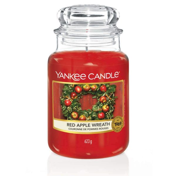 Yankee Candle Red Apple Wreath Large Jar Candle