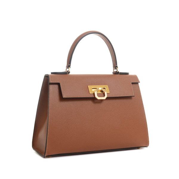 Elena leather handbag – Tan