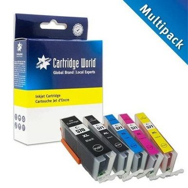 Compatible Canon PGI-570/CLI-571 PGBK/C/M/Y/BK XL Multipack