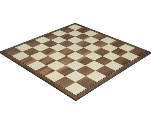 16.75 inch Folding Walnut Chessboard