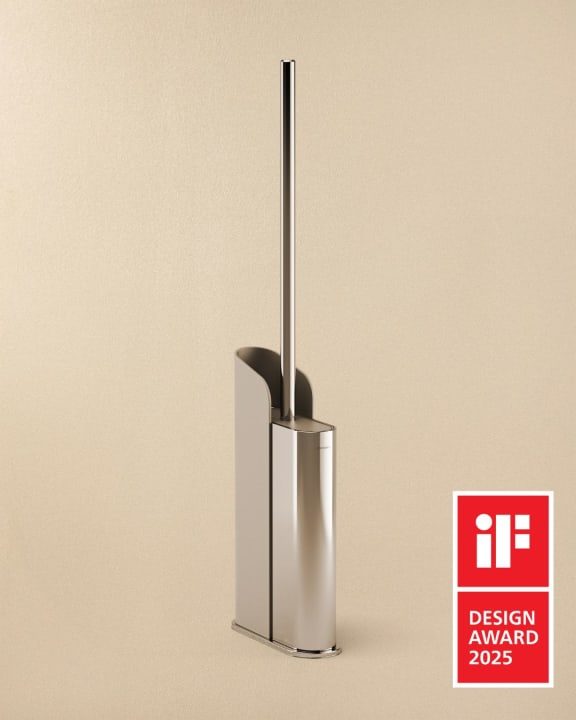 Flat Floor/Wall Toilet Brush Holder