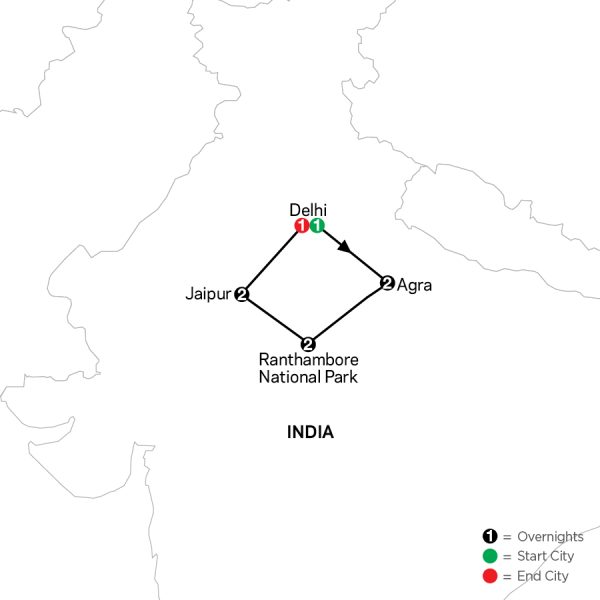 Best of India: Land of the Taj & Tigers