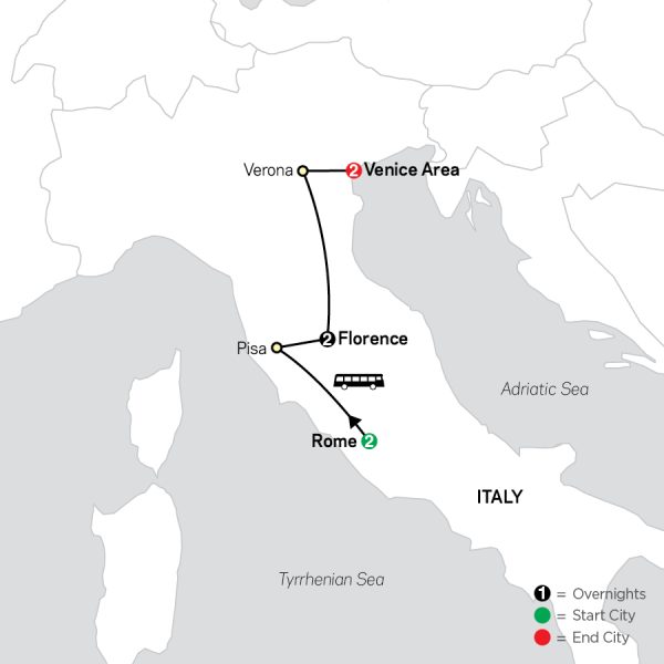 Rome, Florence & Venice