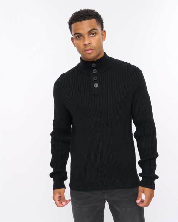 Wellburys Chunky Knit Black