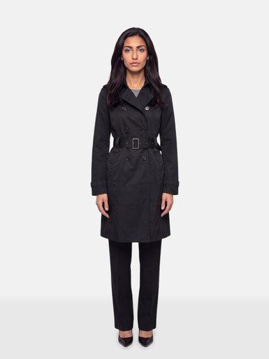 Jil Sander Black Trench Coat