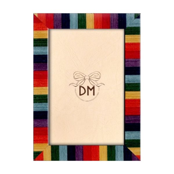 Marquetry Frame in Multicolour