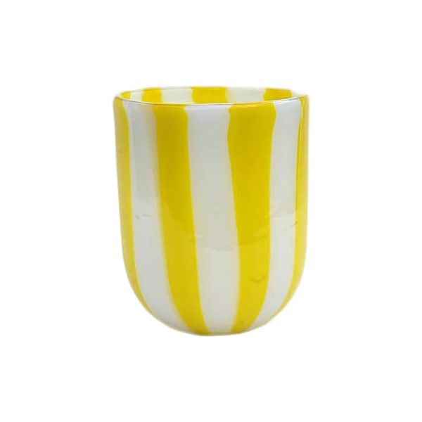 The Maxi Tumbler in Yellow and White