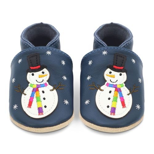 Jolly Snowman Soft Sole Shoes