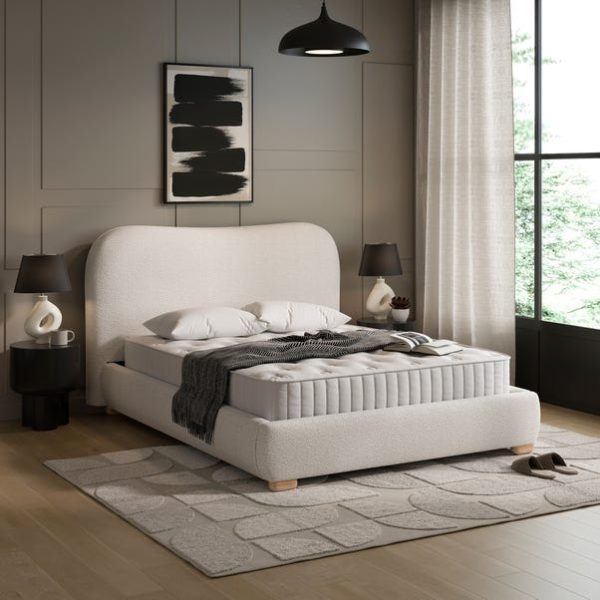 Squidge Bouclé Bed Frame