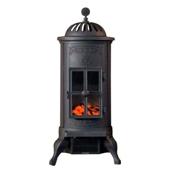 Westbo of Sweden Carl Electric Fireplace - Cast Iron