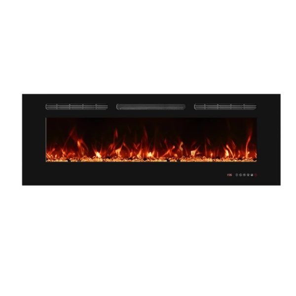 ScandiFlames Electric Titanite Built-In Electric Fireplace - 127 cm