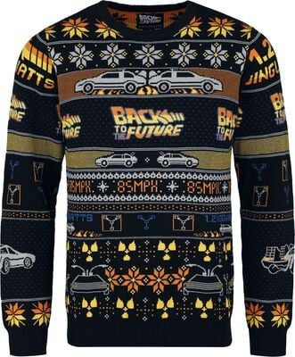 Delorean - Back To The Future Christmas Jumper