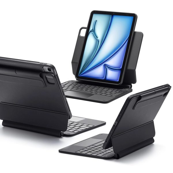 iPad Air 11" (M4) 2026 Rebound Magnetic Keyboard Case 360 - UK Layout-Black
