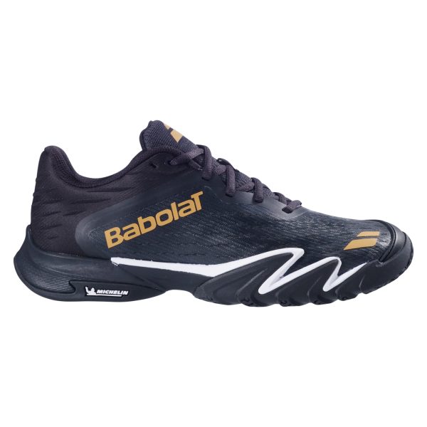 Babolat Premura 3 Men's Padel Shoes - Black & Gold