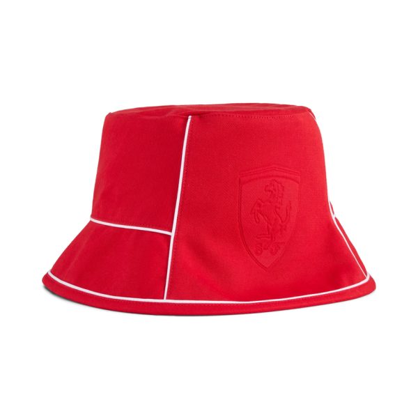 Scuderia Ferrari bucket hat, race premium, red, 2026
