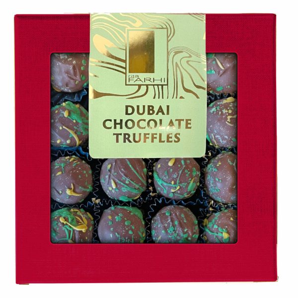 Dubai Chocolate Truffles in Luxury Gift Box, 144g